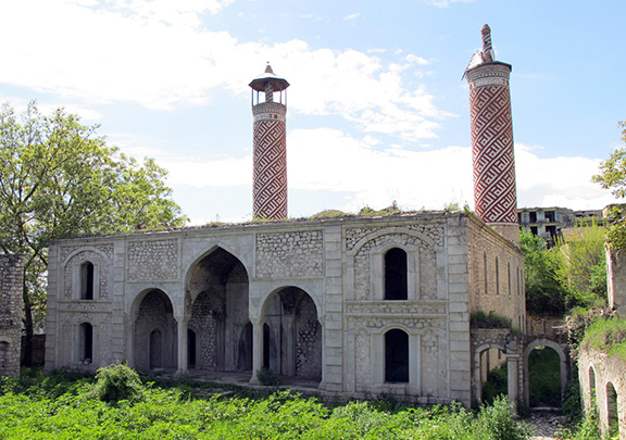 A mosque in Shushi, Artsakh renovated by the Nagorno-Karabakh Republic Ministry of Culture