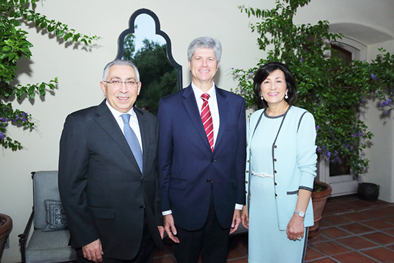Longtime ANCA supporters Mr. and Mrs. Frank and Hoori Melkonian served as Chairs for the event honoring Congressman Fortenberry.