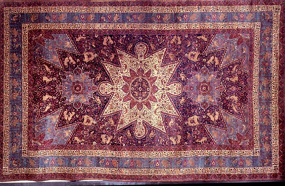 The orphans made a rug for the then president of the United States Calvin Coolidge