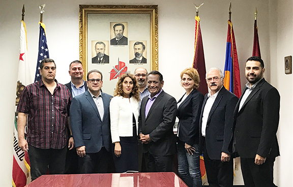 ANCA-WR Board and local chapter representative with Gi Cedillo