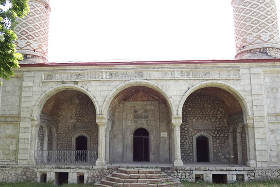 The Gohar Agha Mosque in Shushi