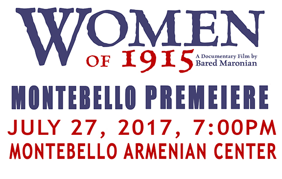 A red carpet event and screening of "Women of 1915" to be held in Montebello