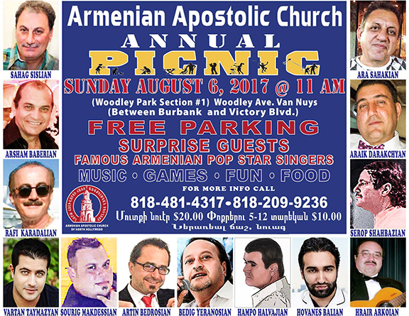 North Hollywood Church will host its annual picnic on August 6