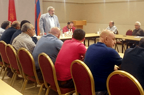 An extraordinary session of the ARF Bureau and Supreme Council of Armenia on Monday
