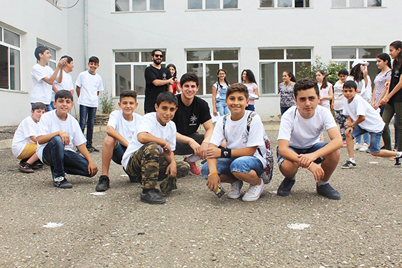 The children at AYF Youth Corps camp