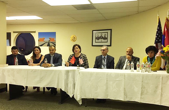 At a town hall during the ANCA-WR Road Trip to Northern and Central California communities