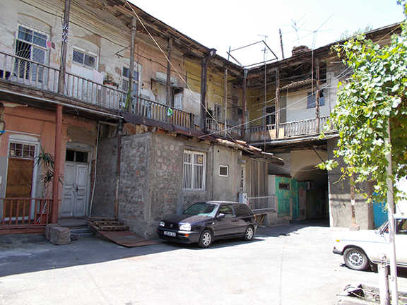 Courtyard, near Ferdosi Street, was once an elegant residence