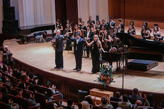 The performers during the conclusion of the event (Photo: Panorama.am)