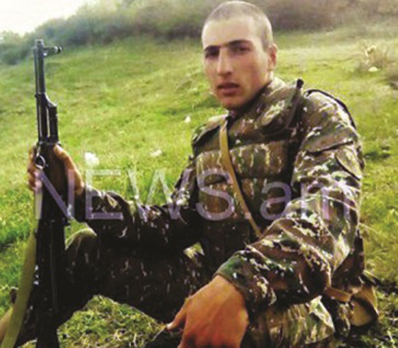 Chaplin Armeni Margaryan was killed on Tuesday by Azeri gunfire