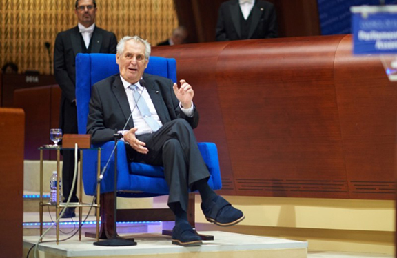 Czech President Milos Zeman