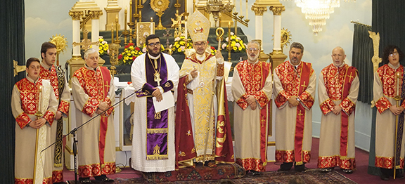 The Prelate leads Mass at Fresno's Holy Trinity Church