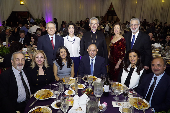 The head table during the 117th anniversary banquet