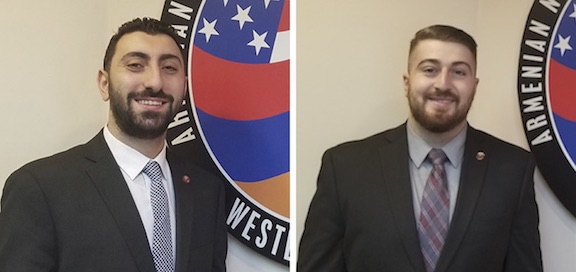 Serob Abrahamian (left) and Dickran Khodanian have joined the staff of ANCA-WR