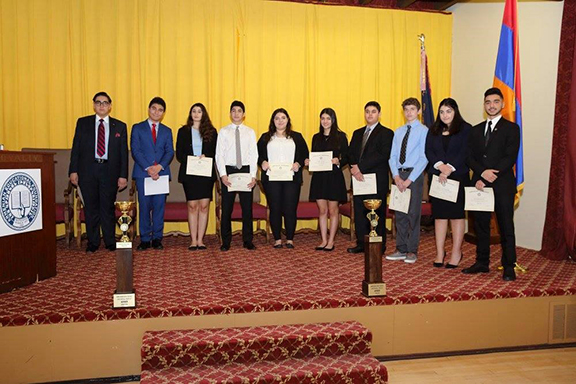 2017 AEF Oratorical Contest participants
