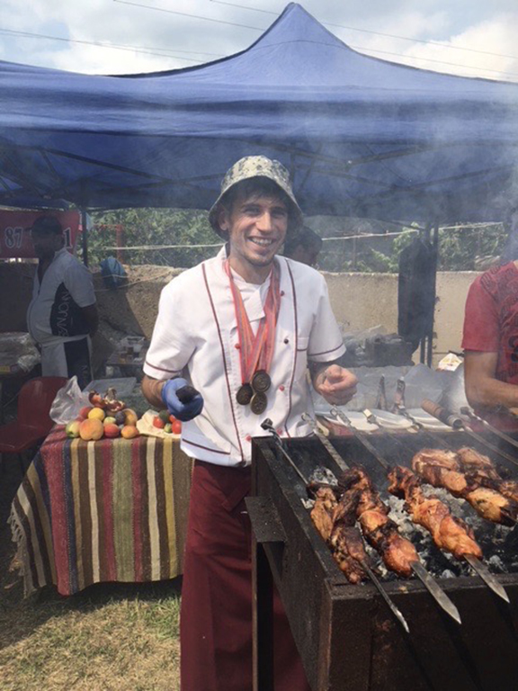 A past award winner, this young khorovadz expert captured a prize at this year's festival
