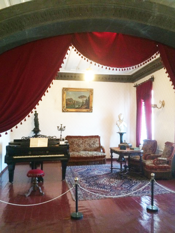 Replica of an aristocratic living room and a dinning room late 19th century in Gyumri