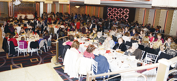 The hundreds of ARS members who gathered at the holiday reception