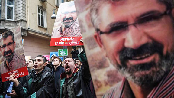 Tahir Elci is believed to have been gunned down by Turkish police