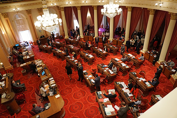 The California State Senate Chamber