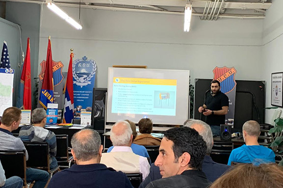 Residents in the North Hollywood area gather at the ACF Community Center of the Eastern San Fernando Valley to learn about the upcoming changes