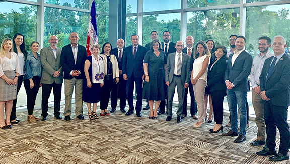 Board members of AGBU-WR met with the Ombudsmen on Tuesday, July 2