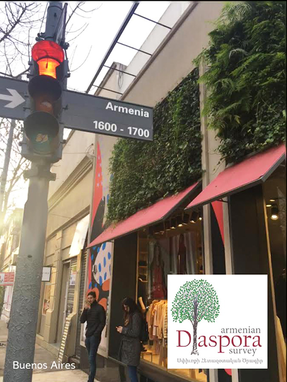 Armenia Street in Buenos Aires, Argentina