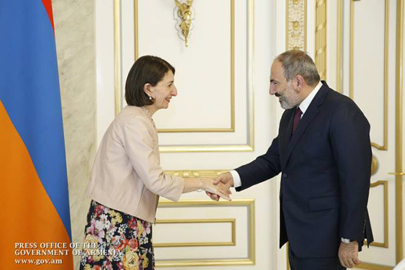 Prime Minister Nikol Pashinyan met with the Premier of New South Wales in Armenia