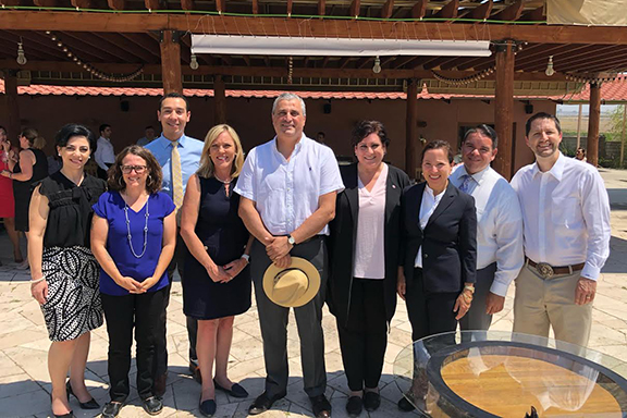 Members of the ANCA-WR Armenia Delegation with Deputy Foreign Minister Grigor Hovhannissian