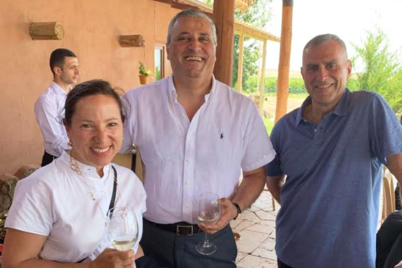 From l to r: Lt. Governor Eleni Kounalakis, Deputy Foreign Minister Grigor Hovhannissian, and ANCA-WR Board Member Sako Berberian