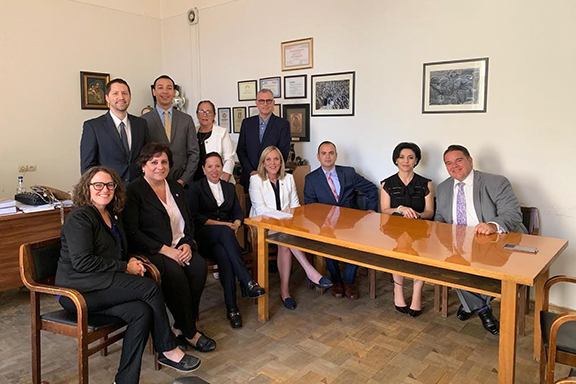The 2019 ANCA-WR Armenia Delegation with High Commissioner for Diaspora Affairs Zareh Sinanyan
