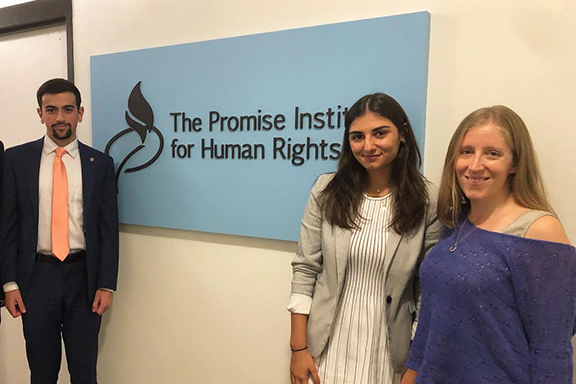 ANCA-WR 2019 Summer Interns Areg Jangozian and Sarnell Antabian with Jessica Peake