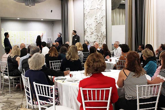 A scene from the Armenian American Museum’s exhibition planning workshop