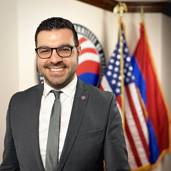 Arsen Shirvanyan has been selected as the ANCA-WR's Director of Government Affairs