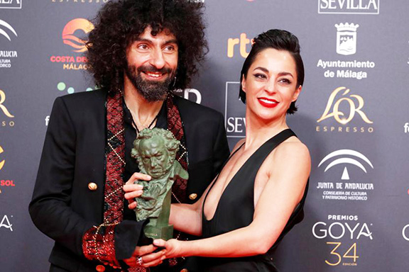 Ara Malikian and Nata Moreno. Photo: Jorge Zapata/EFE