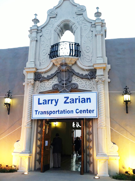 The historic Glendale train station's Larry Zarian Transportation Center