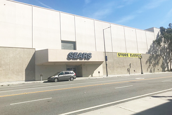 The Sears building on Central Ave