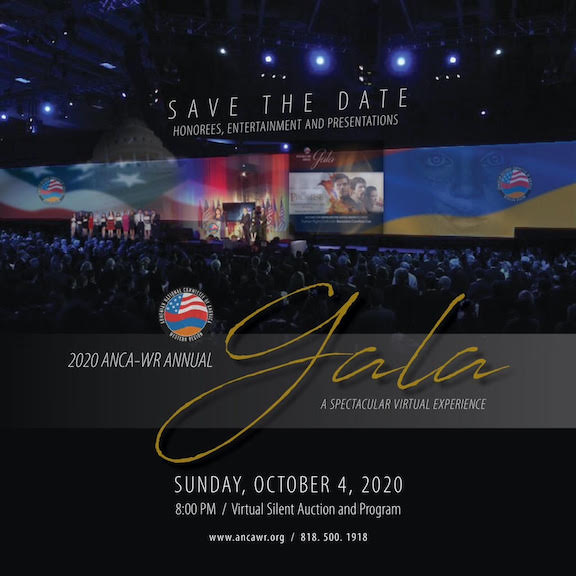 ANCA-WR will hold a Virtual Gala on October 4