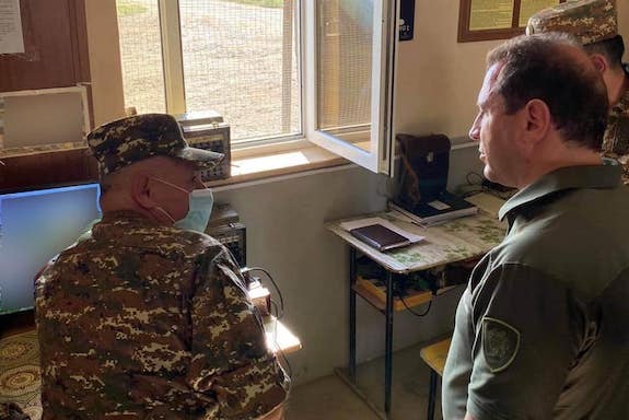 Armenia's Defense Minister confers with Artsakh Army leadership during visit to military bases in Artsakh