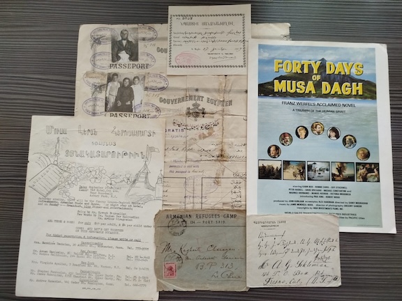 Prof. Vahram Shemmassian Donates Rare Artifacts to Armenian