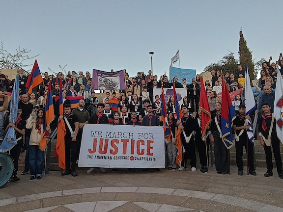 Still Without Official Recognition: Armenian Community in Israel Commemorates 111th Genocide Anniversary - Asbarez.com